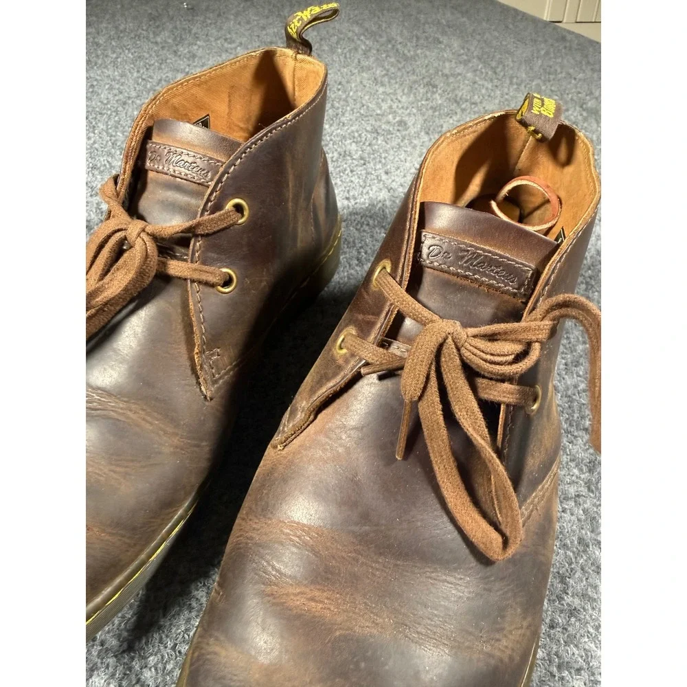 Dr. Martens Cabrillo Chukka Boots Mens 10 Brown Leather Vintage Desert Shoes